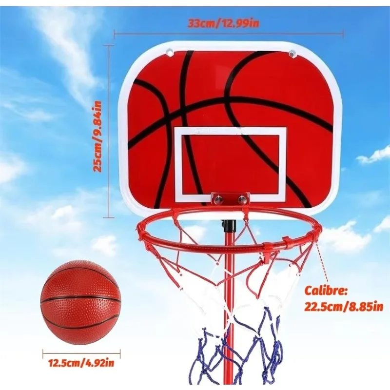 Outdoor Portable Basketball Stand Ideal Gift For Christmas And Birthday Adjustable Height Perfect For Kids Basketball Practice