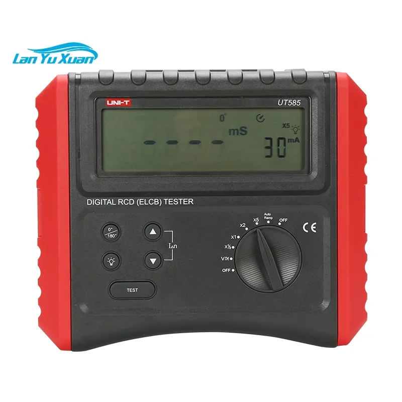 

RCD Test Digital Leakage Protection Switch Tester Intelligent Micro Control Chip Phase Selection Remote Control UNI-T UT585