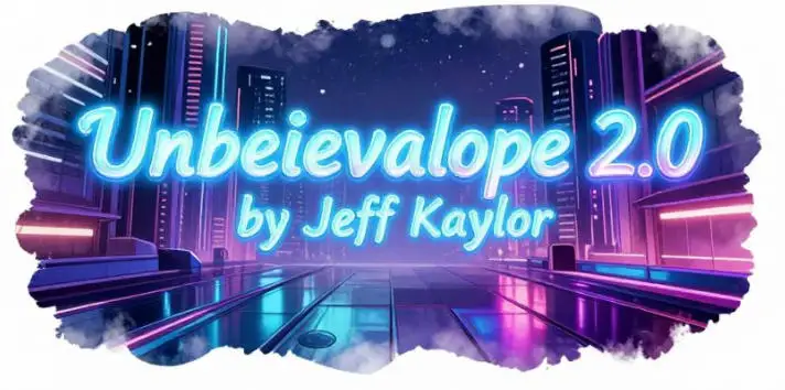 

Unbelievalope 2.0 от Джеффа Кейлора, фокус с исчезновением и появлением карты, магический трюк для уличных и близкого плана иллюзий, реквизит для фокусов