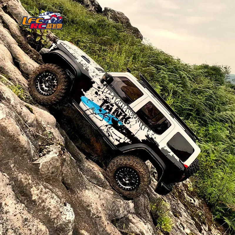 Thunder God KM1/8 Tank TANK300 Controle Remoto Modelo de carro RC com tração nas quatro rodas Veículo de simulação off-road Brinquedo para maiores de 14 anos