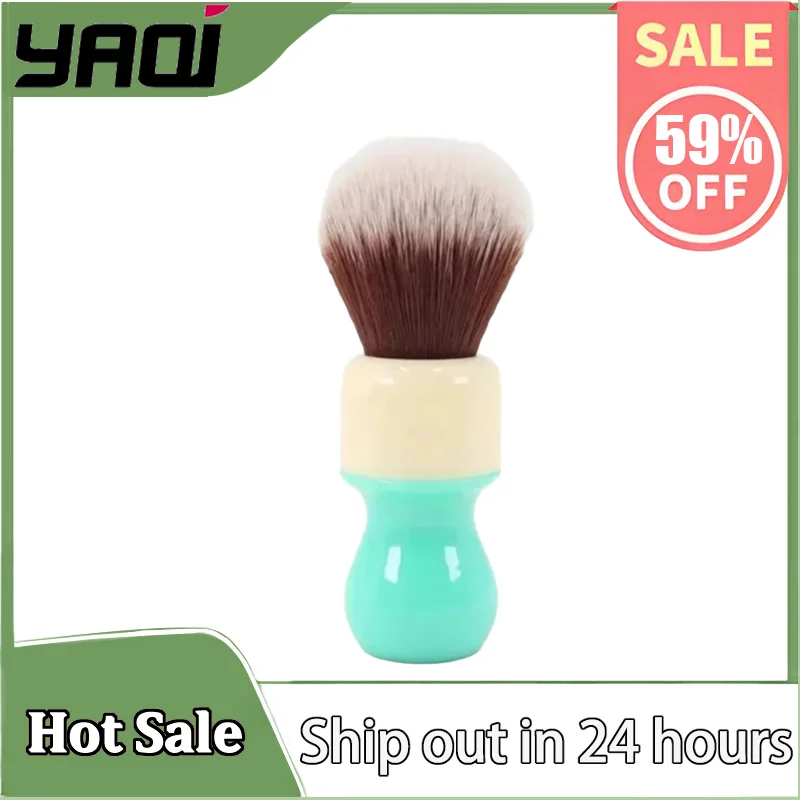 

YAQI Surf Shaving Brush - 22mm Synthetic Bristle, Zero Irritation for Sensitive Skin with Travel Shaving Brush