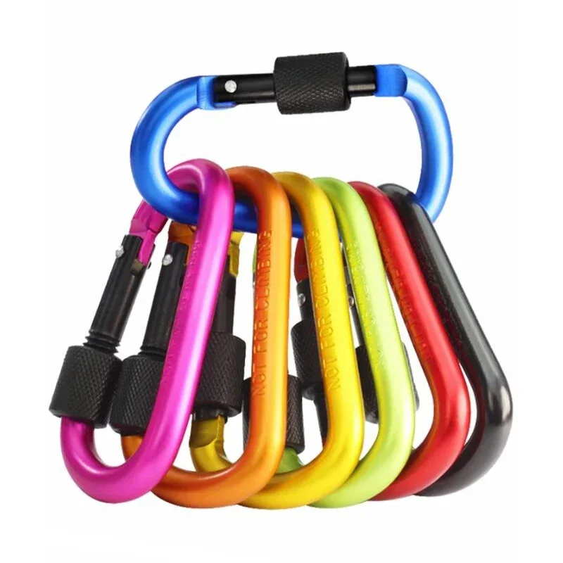 Conjunto de ganchos de porta com rosca (para caminhadas) - Ganchos para pendurar equipamentos de camping ao ar livre, equipados com uma haste de alumínio com diâmetro