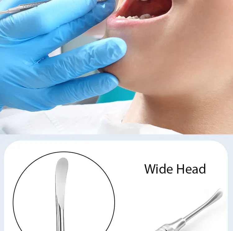 3 Teile/satz AZDENT Dental Doppel Enden Implantat Periosteal Aufzug Werkzeug Einziehen Separaten Autoklav Zahnmedizin Chirurgische Implantation – Detail 6