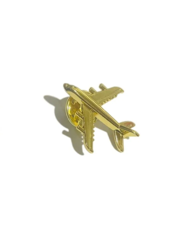 Vintage Metal Aircraft Brooches Fashion Minimalist Personalized Jewelry Badges Lapel Pins Clothing Accessories Gifts Uniex