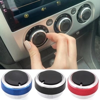 3Pcs/set Aluminum Alloy Air Conditioning Knob AC Knob Heat Control Button for Ford Focus 2 MK2 Focus 3 MK3 Mondeo Sedan