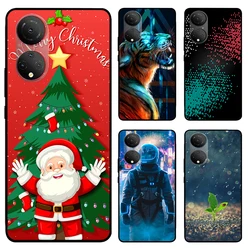 For Huawei Honor X7 Case Honorx7 Gradient Color Transparent Case for Huawei Honor X 7 Cover HonorX7 CMA-LX2 Silicone Back Bumper