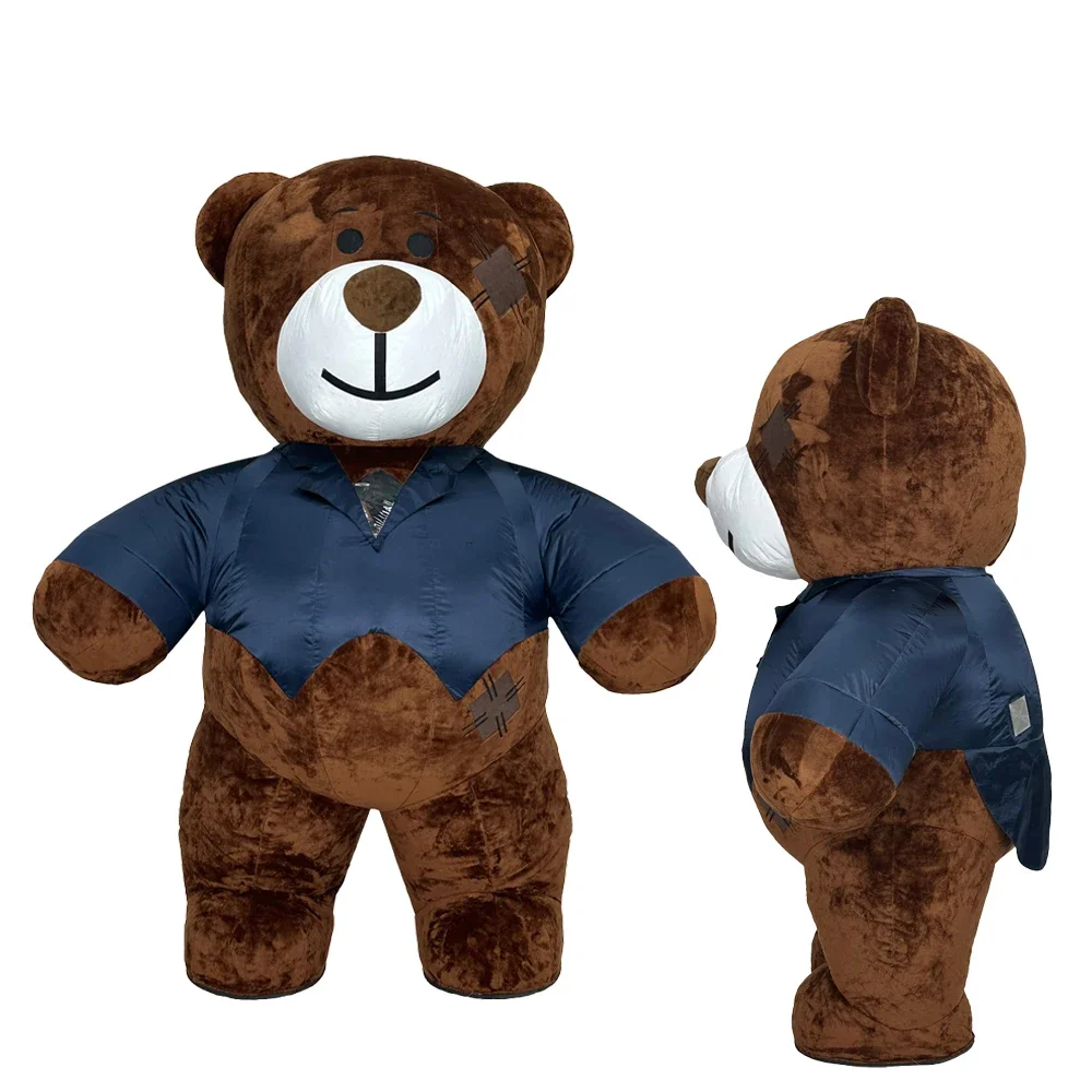 

Swallowtail Bear Inflatable Costume Mascot Parade Adult Character Cosplay Animal Birthday Halloween Party Plush Set No Battery