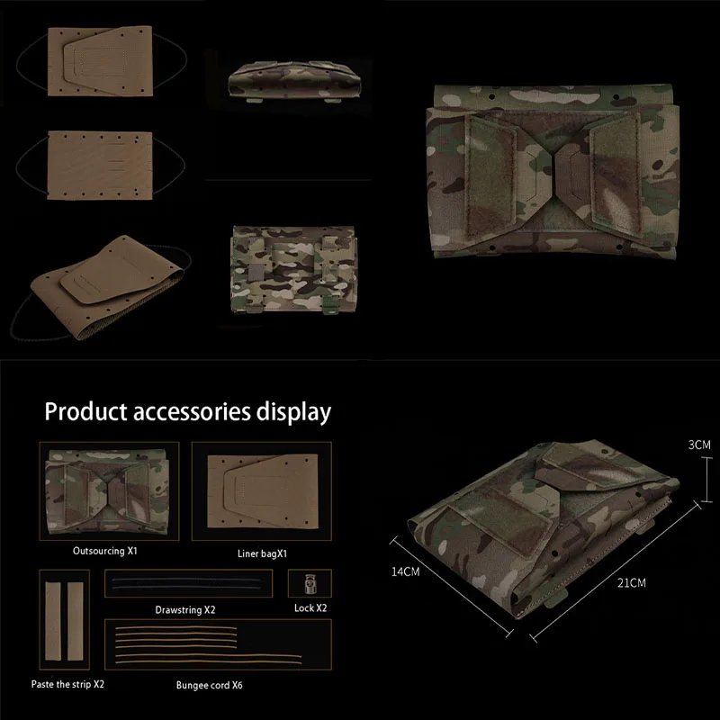 

Новая легкая медицинская сумка Tactical WOSPORT с разделенным дизайном, поясным ремнем и наклейкой.