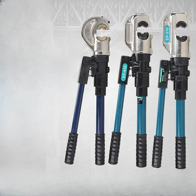 EP-430/510 Integral hydraulic pliers Manual crimping pliers 50-400mm with safety device, pressing H-shaped wire clamp