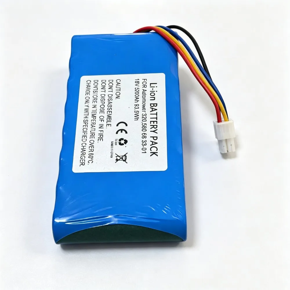 5200mAh for Husqvarna Automower 18V 320 330X 420 AM430 430X AM440 AM550 Electric Lawn Mower Battery