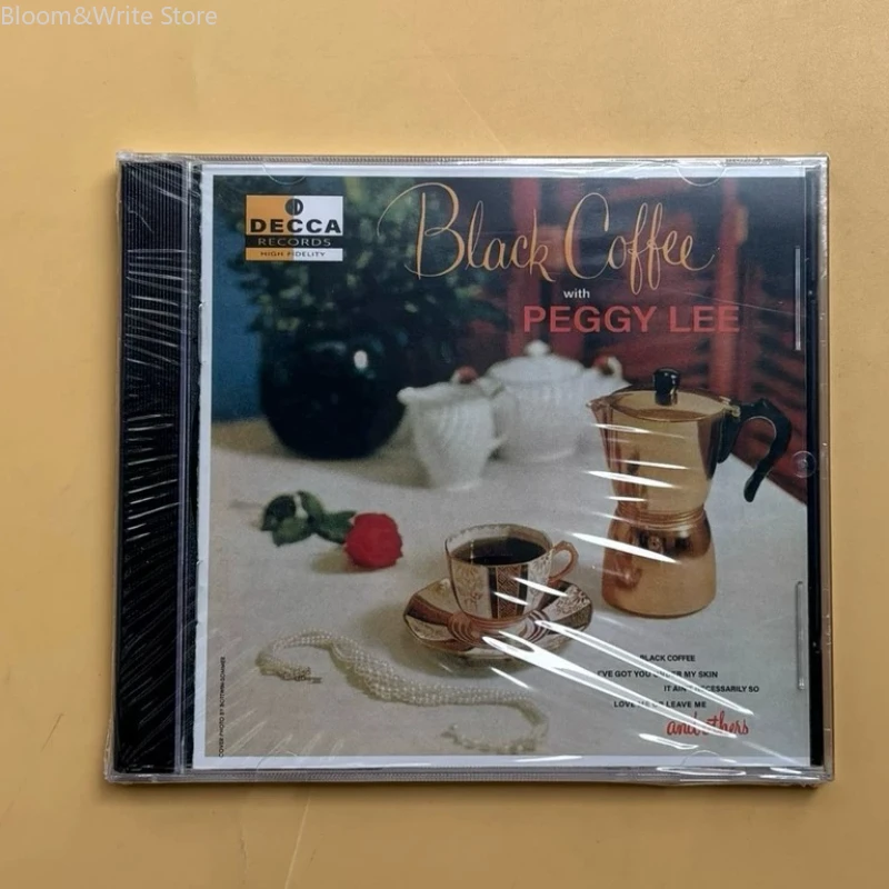 

Classic Jazz Peggy Lee Album《Black Coffee》CD Music Rarely Seen in The Jazz Fever Market Music Record Walkman Music Gifts