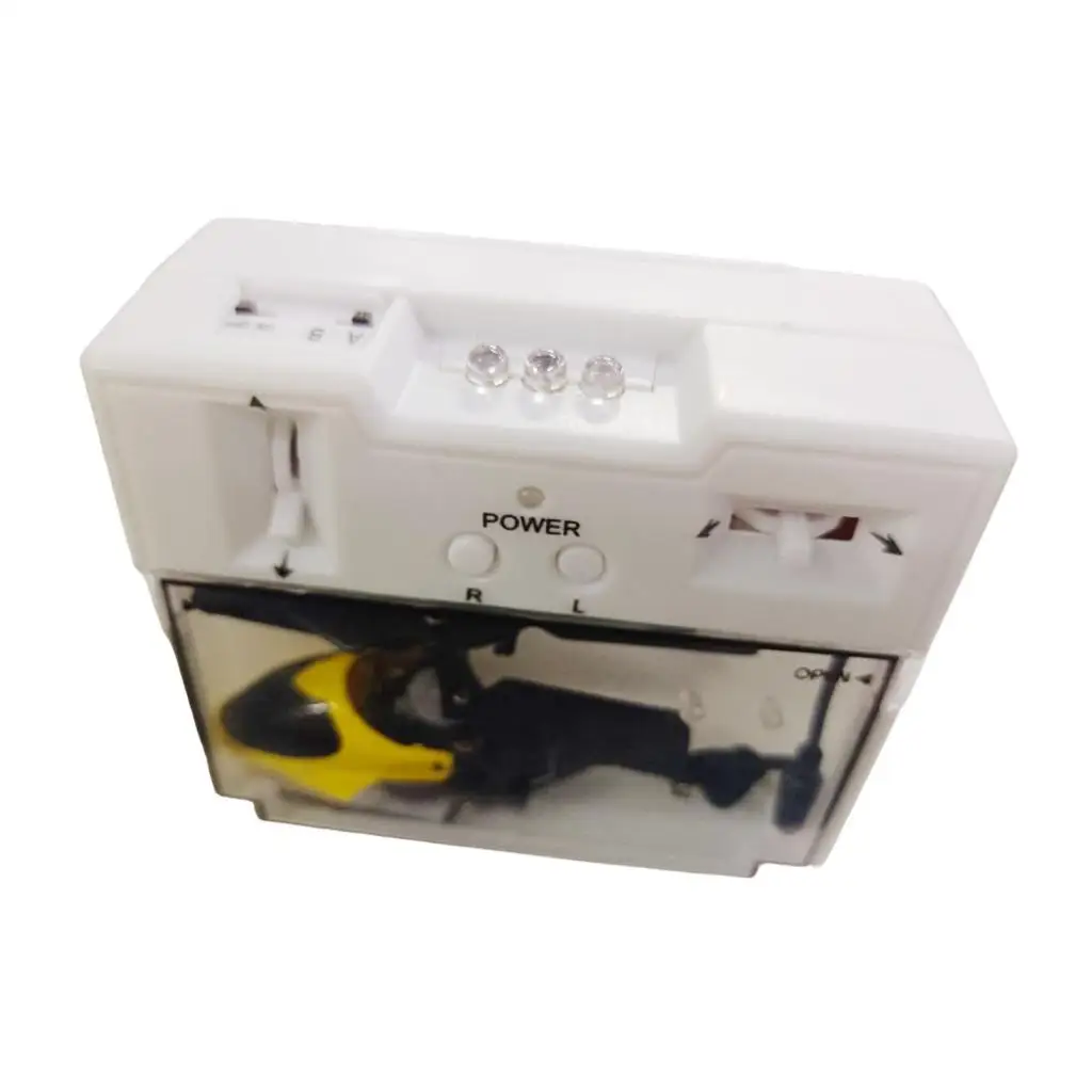 لعبة بلاستيكية صغيرة لطائرة هليكوبتر RC بدون طيار مع مروحة ثابتة للأطفال والمتعة المنزلية #4