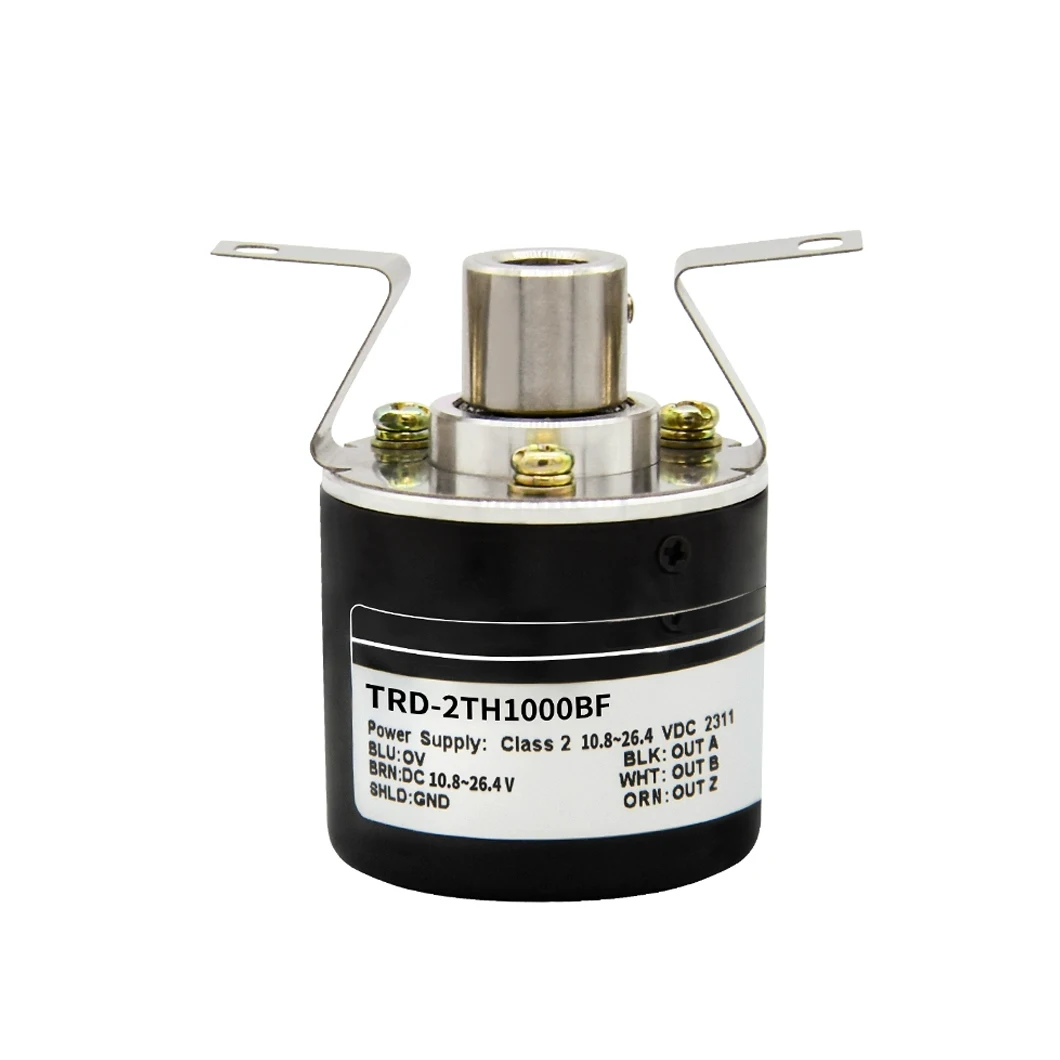 TRD-2TH 8MM Semi-Hellow Shaft Rotary Encoder TRD-2THAF/BF/V/V1/VH Incremental Encoder 100-4096 Pulse For PLC Control System