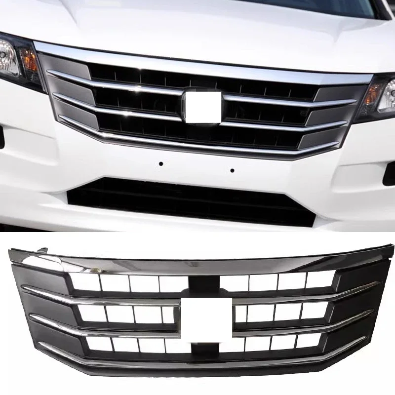 Fit For Honda Crosstour 2011-2013 14-16 Racing Grill Grills Replacement Upgrade Modicication Car Accessories Parts ABS Silver