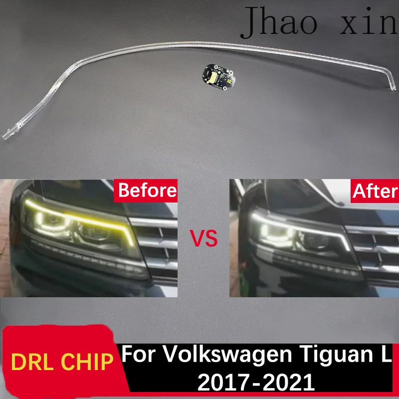 

Daytime Running Light Ballast Angel Eye White Light Circuit Board Car Headlights DRL CHIP Tube for Volkswagen Tiguan L 2017-2021