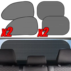 5/2/1Pcs UV Protection Car Window Sunshade Cover Car Front Rear Back Window Curtain Covers Sun Shade Protector Auto Accessories