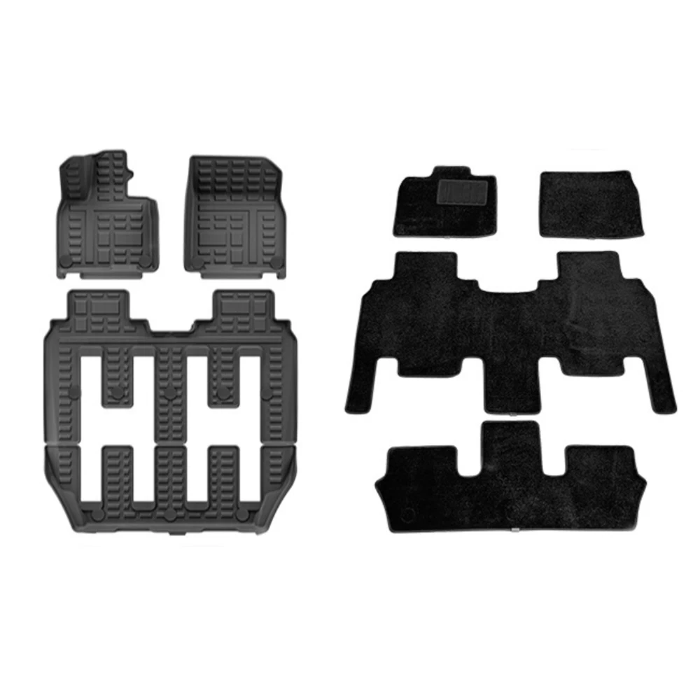 Modifed TPE Car Floor Mats Dirt-resistant Foot Carpet Cover Fit for BAIC JISHI ROX 01 2023 2024 2025 2026 Accessories