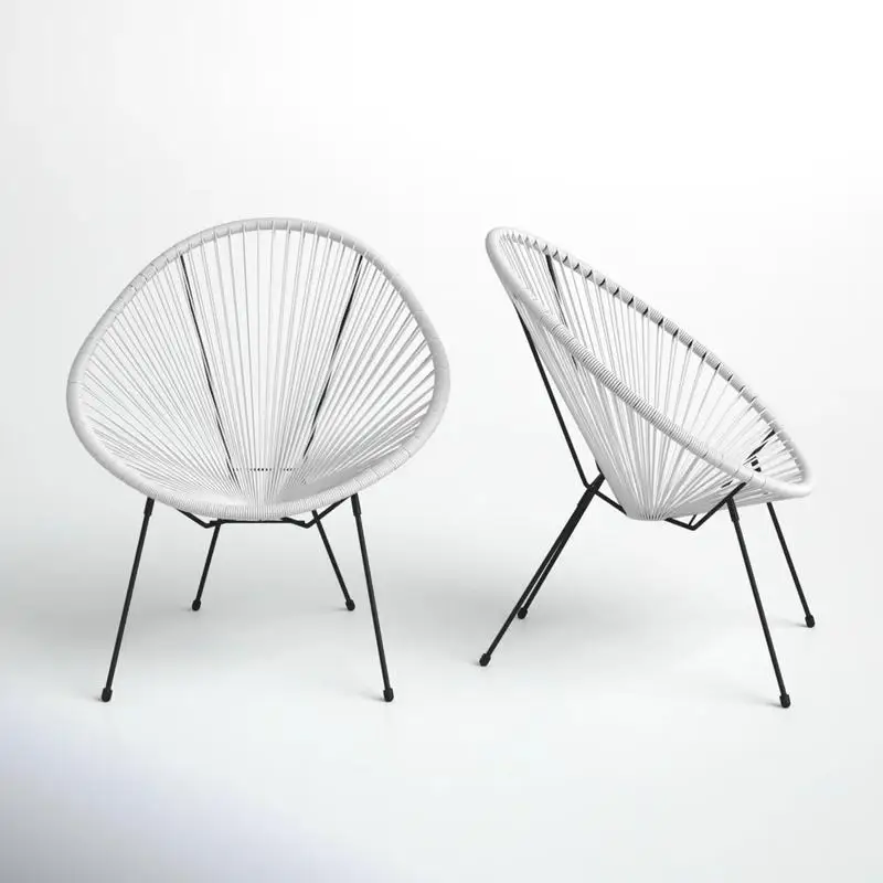 2-Piece Patio Aluminum Lounge Chair Set with Cushions for Outdoor Relaxation