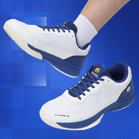 FitVille Pofessional Tennis Shoes for Mens  Soprt Shoes Training Sneakers Anti-Slip Sweat Absorbent Swollen Feet Arch Support
