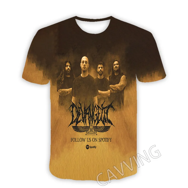 CAVVING 3D Printed Devangelic Rock Casual T-shirts Hip Hop T Shirts Harajuku Styles Tops Clothing for Men/women