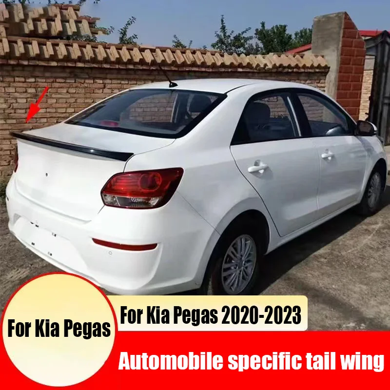 Per Kia Pegas 2023 2022 2021 2020 materiale ABS specifico automobilistico decorazione ala di coda ala di coda adesiva