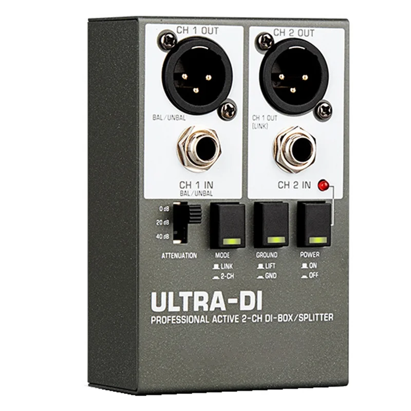

【SPECIAL】Box Passive Impedance Converter DI Box Effects 2-Channel High Frequency For Stage Audio Isolator