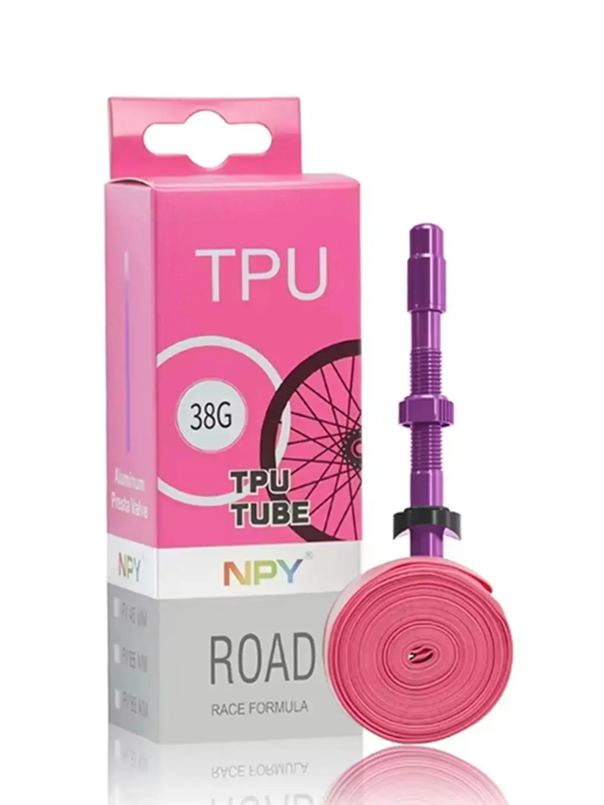 AliExpress NONE NPY Ultralight TPU Bick Inner Tube 700x23-32C Road Bicycle Material Tire 45/65/85mm Length French Valve Nozzle Bike Accessories