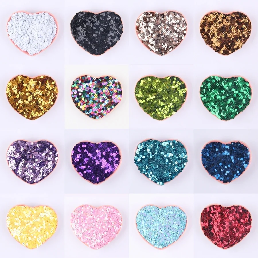 3/4/5/6mm Sequin Flat Round PVC loose Sequins Crafts Paillette Sewing Decoration DIY Accessory Lentejuelas Para Coser 10g