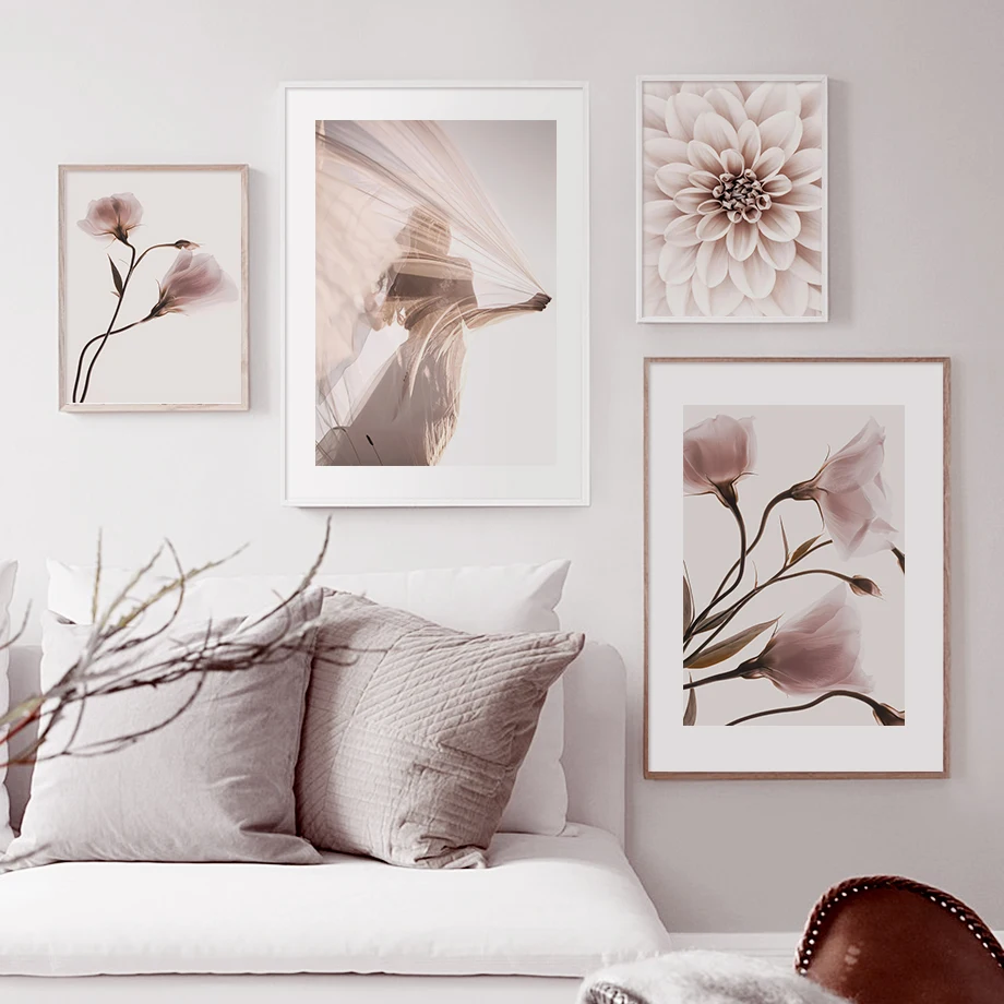 Pink Scenery Wall A…