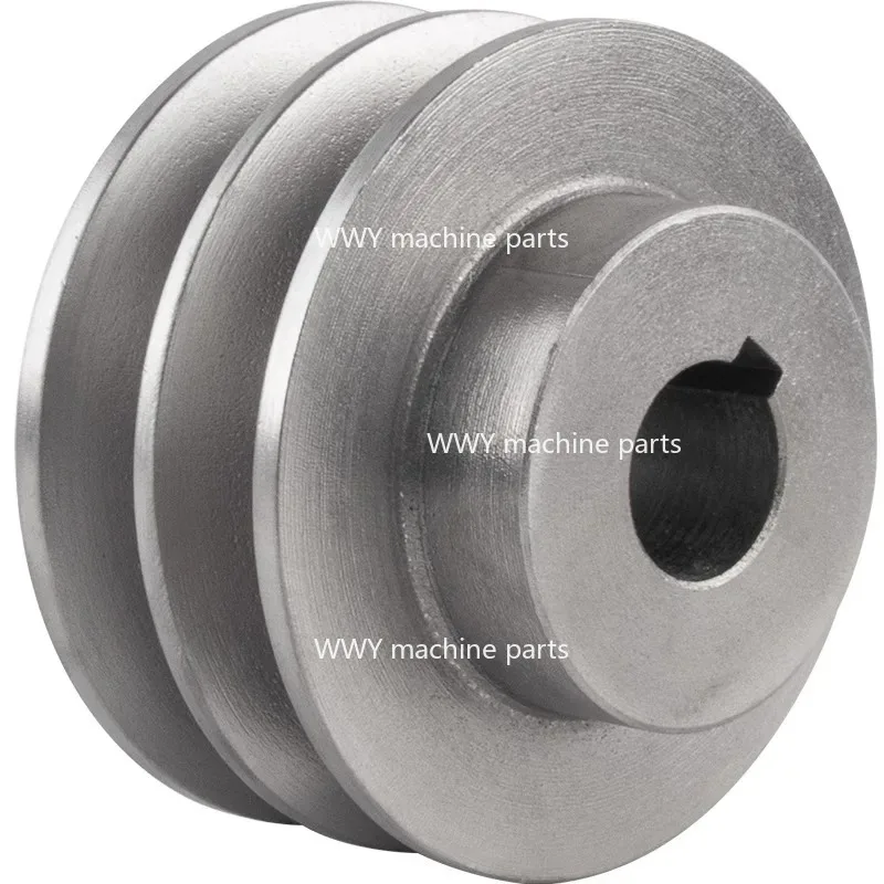 Suitable for 1 Outer Diameter: 80mm Slot Width: 16mm 2A Type Cast Iron Pulley Single Slot Motor Pulley