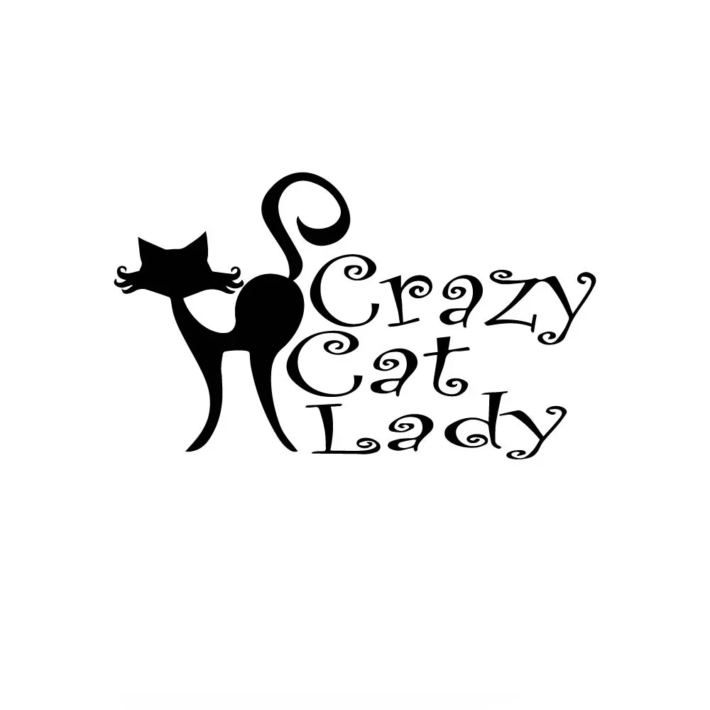 Car Sticker Hot Sale Funny Pet Cat Vinyl Decals for Car Bumper Rear Window Body Decoration Decal,21cm