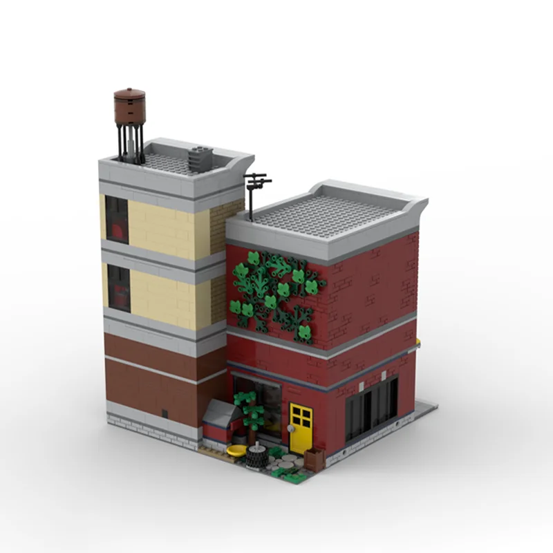 2170PCS Tuning Modular Workshop MOC Car Garage Modello Educazione Building Blocks Regalo