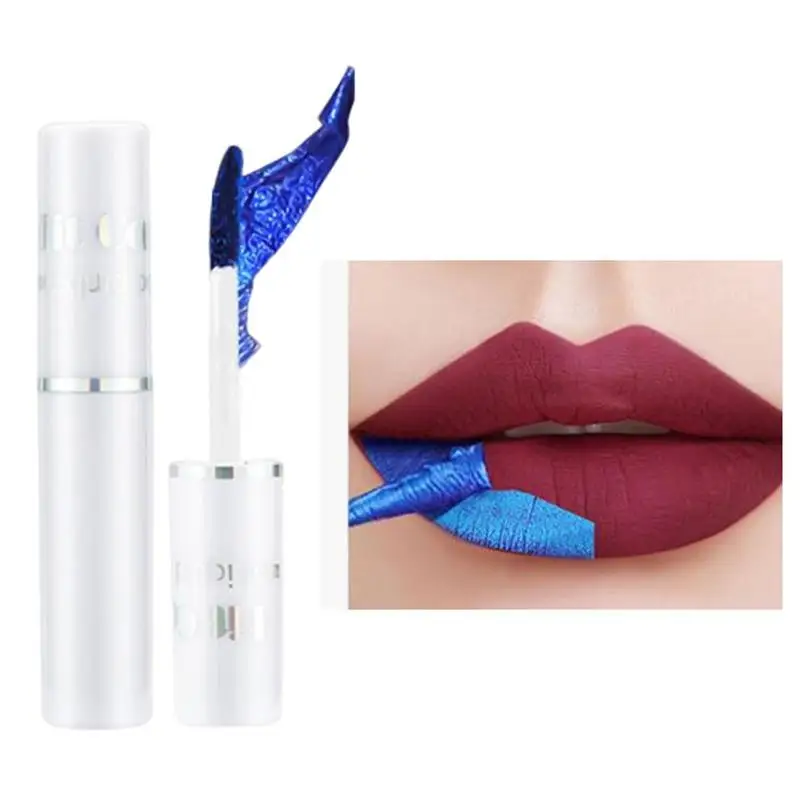 Peel Van Lipvlek 5Ml Waterdichte Schil Van Lipgloss Anti-Aanbaklaag Cup Afscheur Lipvlek Draagbare Matte Vloeibare Lipsticks Voor Vrouwen