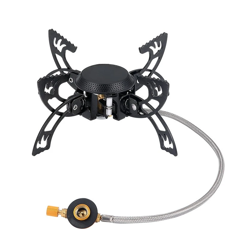 Outdoor Picnic Portable Folding Burner Gas Split Spider Stove Mountaineering Camping Windproof Fire