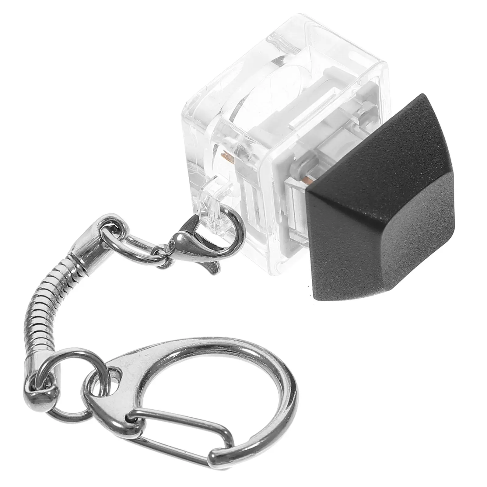 

Acrylic Mechanical Test Keychain Black Tester Charm Decorative Accessories Keyboard Purse Charms Handbag Pendant