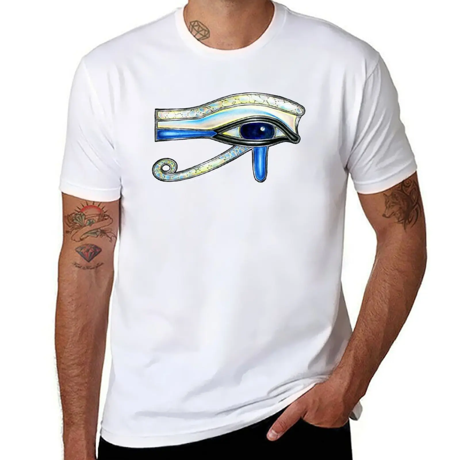 

Opalite Eye of Ra T-Shirt Essential Solid Color T-Shirt