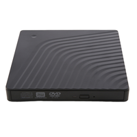 USB 3.0 DVD Burner Type-C Dual Port External Optical Drive Portable High Speed DVD-RW Player for Laptops,