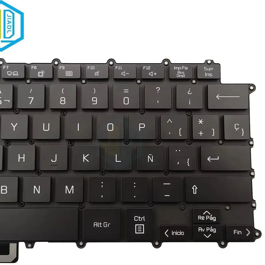 Brand New Backlit Spain Spanish Layout Laptop Keyboard Replacement for LG 14Z90P 14Z90P‑G 14Z90P‑K, Part Number: SN8000BU SG‑B03