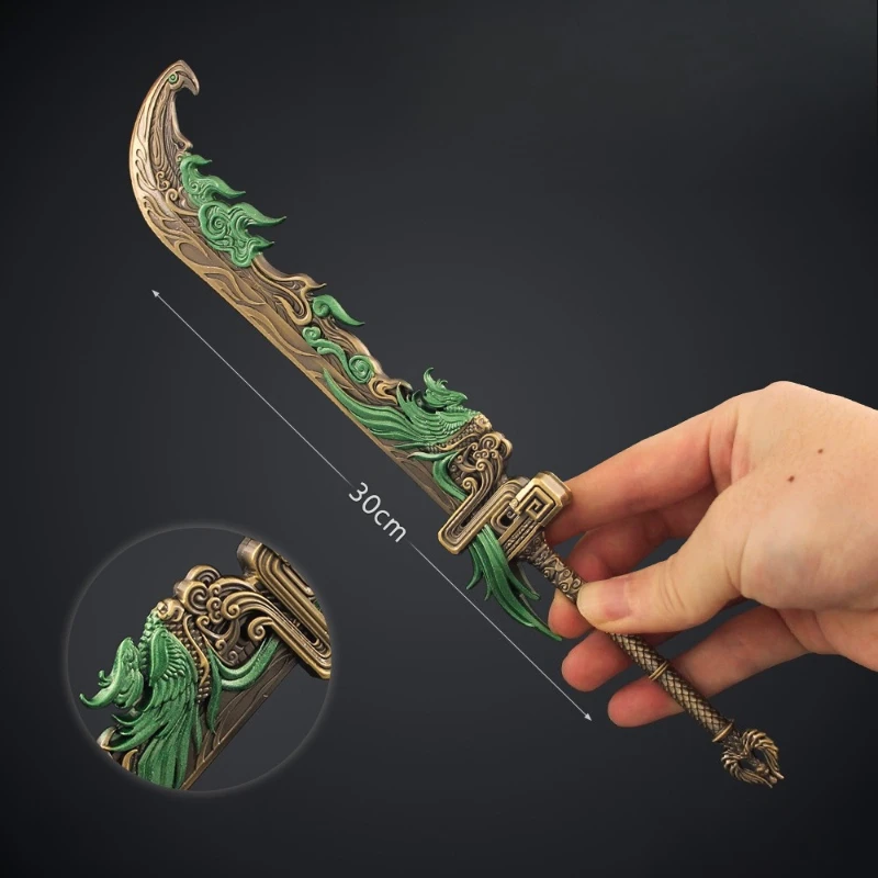 นารากา: ใบมีดดราก้อนสแปร์โรว์มีดกว้างเกมอาวุธต่อพ่วงรุ่นของเล่นดาบโลหะของสะสมเครื่องประดับของขวัญสำหรับเด็ก
