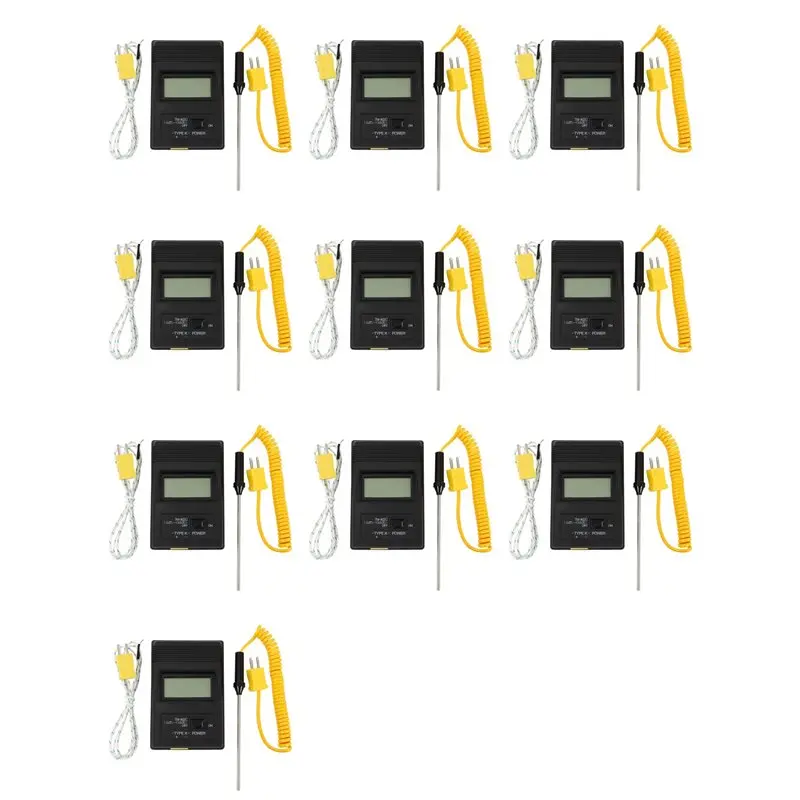 

【СОКРУЩЕНИЕ ЦЕН】10X TM-902C (-50°C до 750°C) Цифровой термометр K-типа TM902C + датчик-щуп для термопары