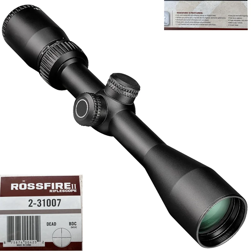 

Vortexx Optics Crassfire II Second Focal Plane, 1-inch Tube 3-9x40 Riflescopes