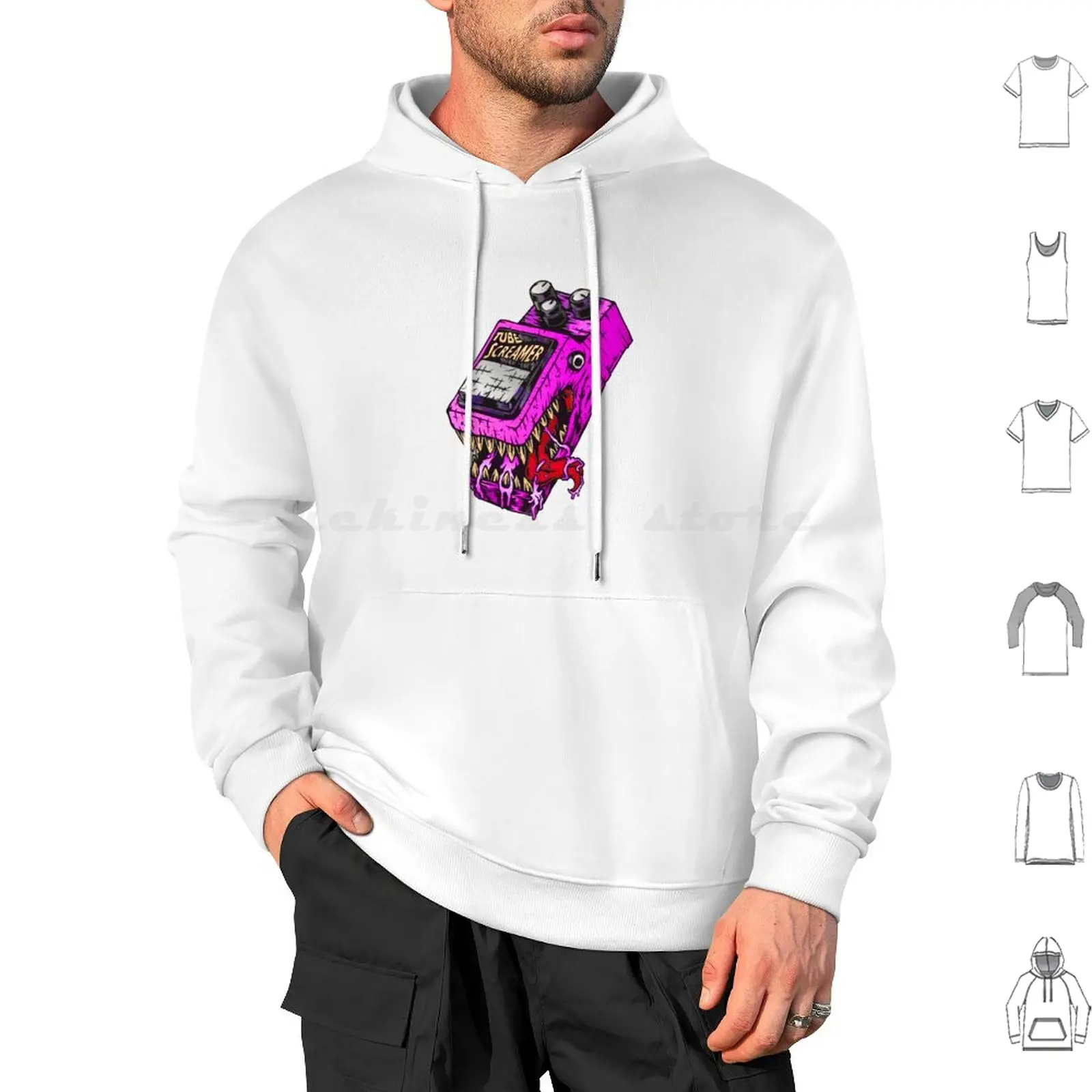 Guitar Pedals Hoodie cotton Long Sleeve Guitar Pedal Guitar Music Pedals Musician Electric Guitar Cool Trending