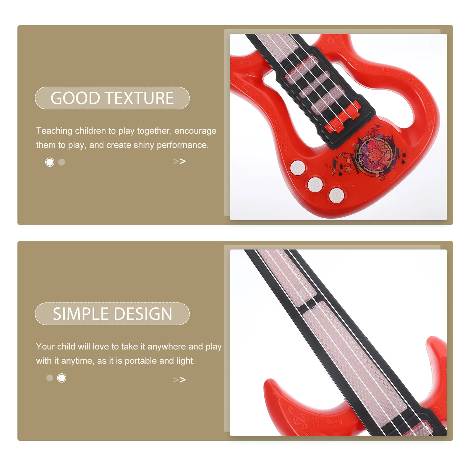 Guitarra eléctrica, ukelele, juguete Musical para principiantes, instrumento de simulación, Mini regalo para niños