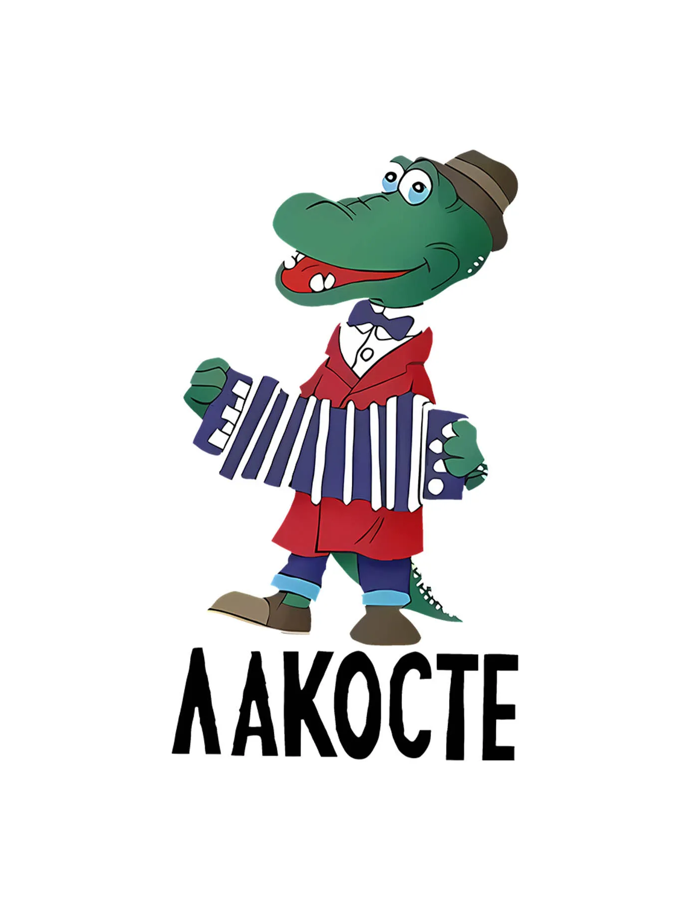 Instrumento criativo padrão de crocodilo impresso feminino elegante em torno do pescoço manga curta, simples casual esportes camiseta