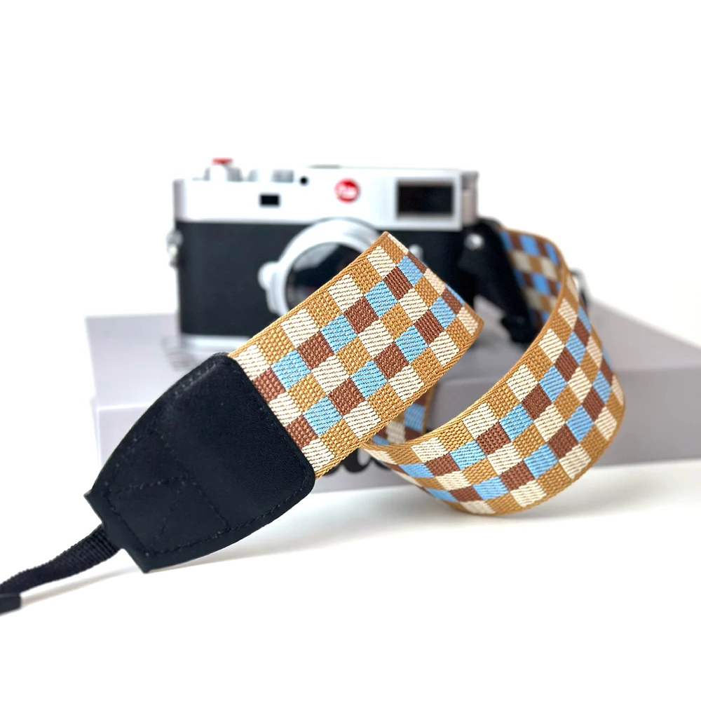 New Classical Camera Shoulder Strap Neck Sling for Canon R7 R10 R50 Nikon D5300 D3500 Sony Fuji Olympus Pentax SLR Accessories