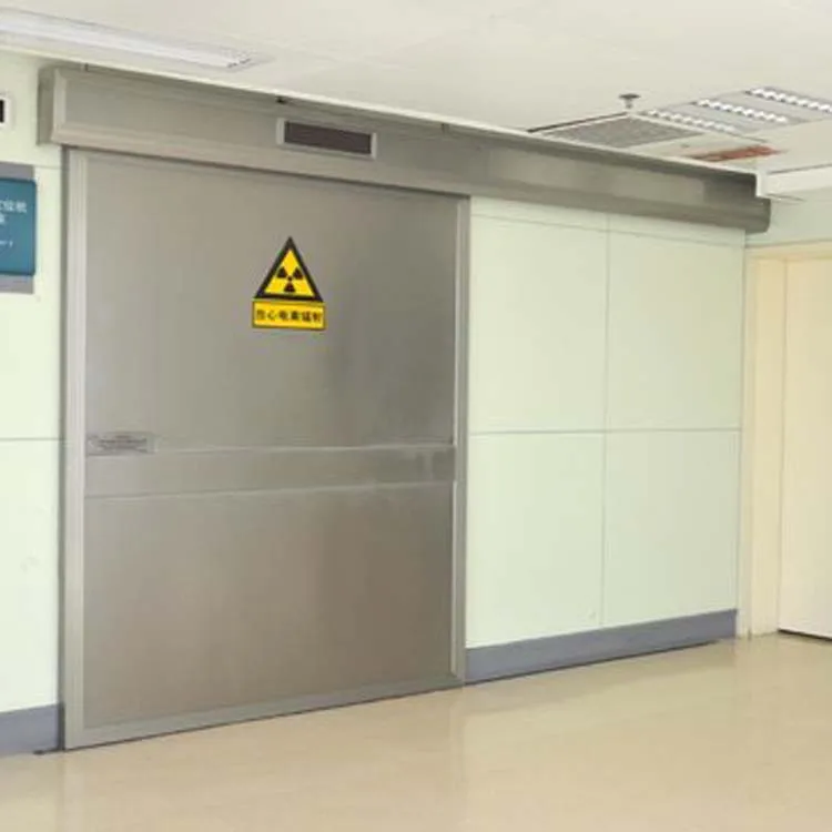 Pharma Interior Airtight Automatic Stainless Steel X-Ray Room Sliding Door Lead Plate Hospital Operating Room Door