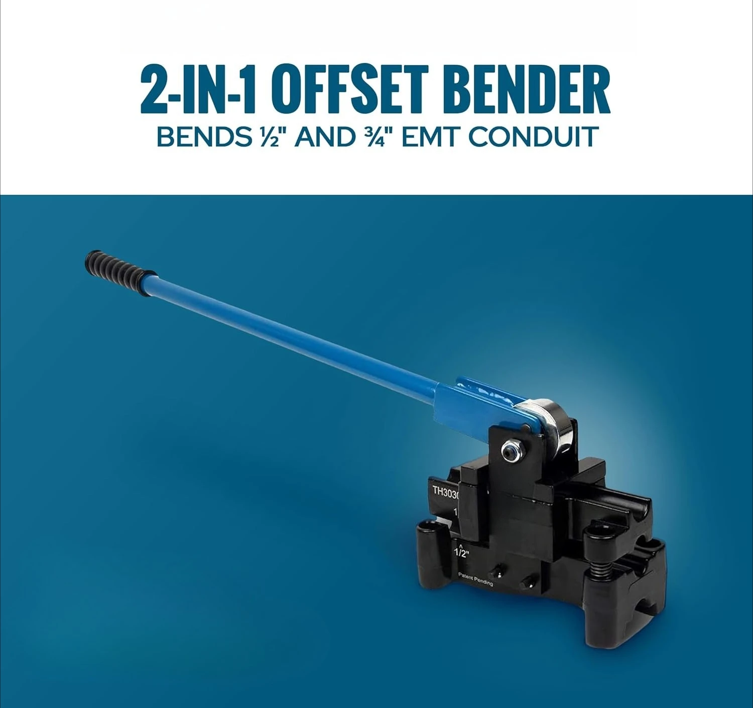 TH3030 ثنائي الحجم قناة إزاحة 2 في 1 - كلا 1⁄2 "& 3⁄4" EMT #1