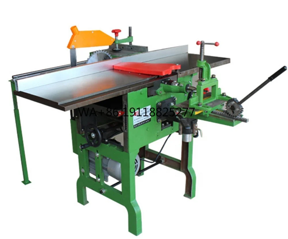 

260mm Woodworking Wood Muti Use Combined Multifunctional Bench Sliding Table Saw Planer Thicknesser Driller Mortiser Machine