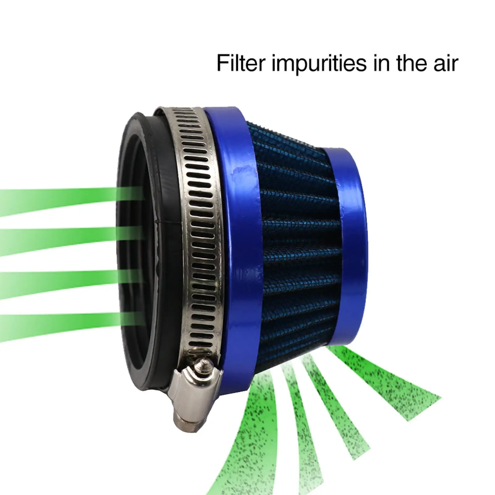 Universal Motorcycle Air Filter Rubber Alloy Intake Cleaner Mushroom Head Dirt Bike Atvs for Motocross and Pitbike Modifications