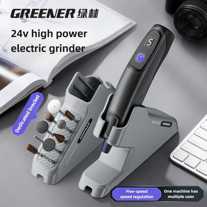 

Cordless Rotary Tool Grinder Electric Drill 5 speed Adjustable Engraving Pen Cutting Polishing Drilling With HOME DIY Accessorie